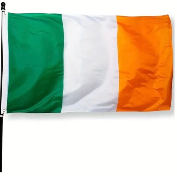 3x5ft Irish Flag Fade Resistant, Durable Canvas, Brass Grommets, Double Stitched - Picture 1 of 5